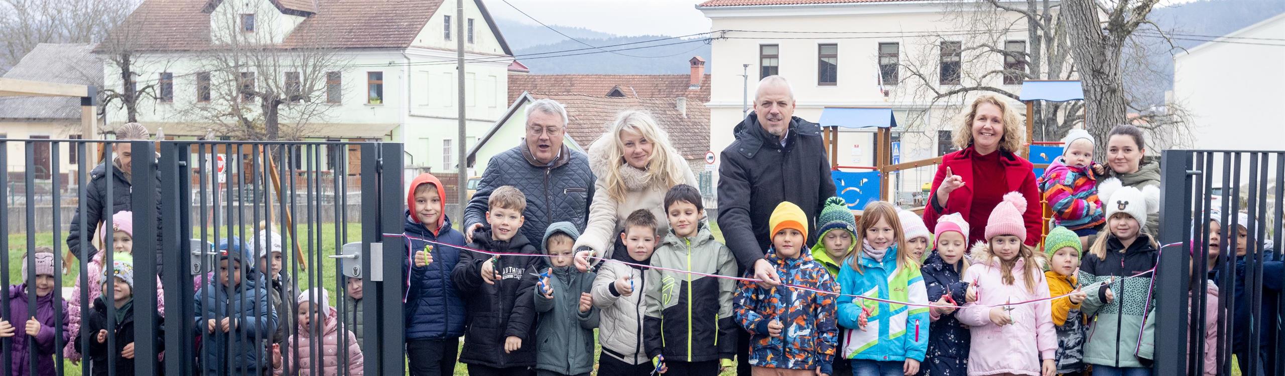Odprtje igrišča v Šmihelu