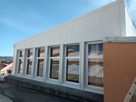 obnovljen del fasade