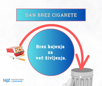 dan brez cigarete, promocija NIJZ