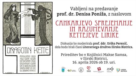Vabilo na predavanje dr. Denisa Poniža 