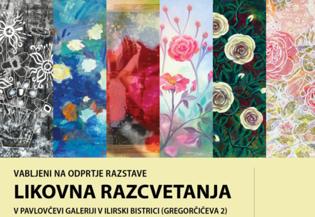 Na ogled bodo dela, nastala na samostanskem vrtu Šolskih sester de Notre Dame v Trnovem