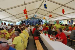 Udeleženci lanskega srečanja v Svetem Petru iz Pivke