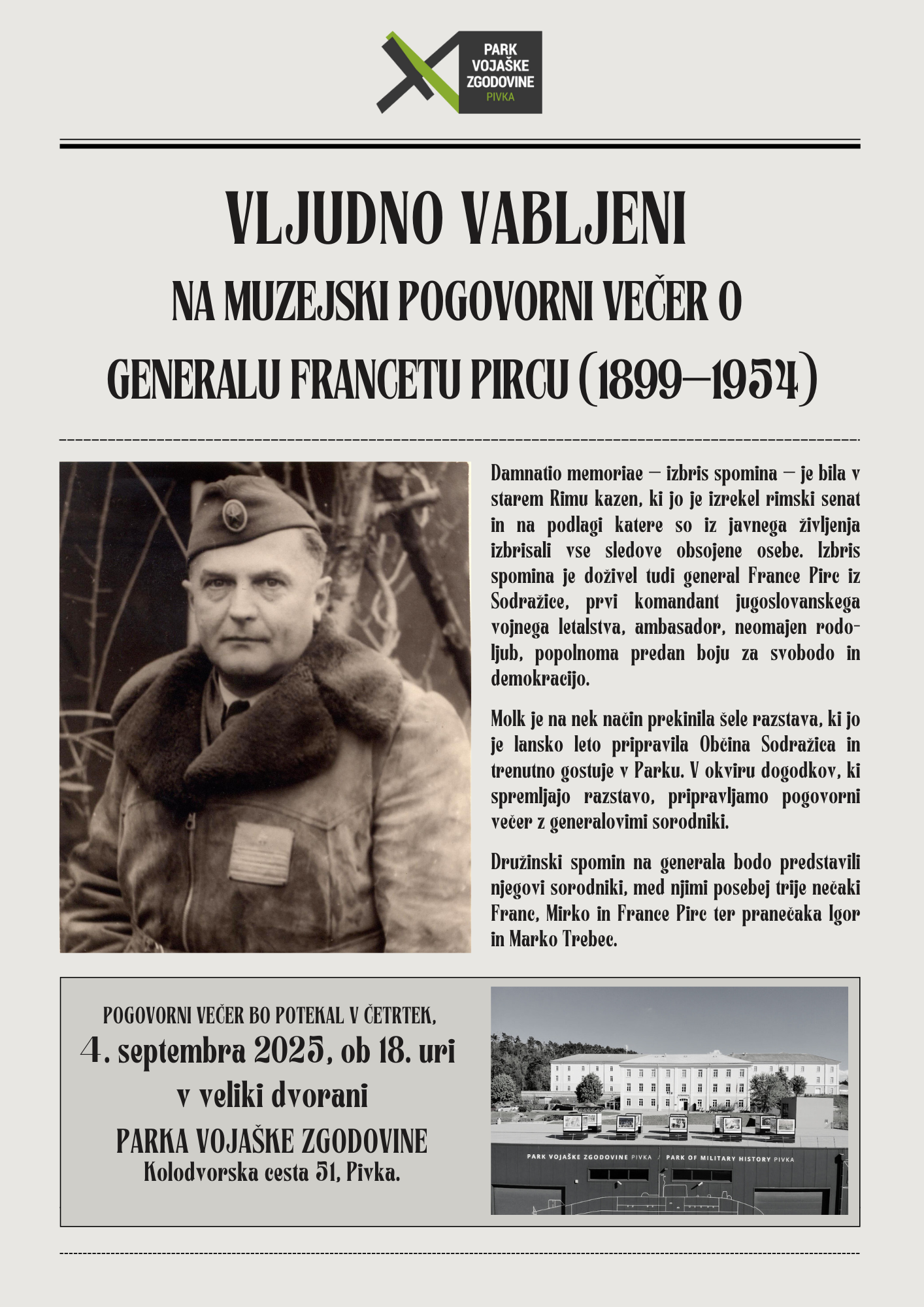 Vabilo-na-muzejski-pogovorni-vecer-o-generalu-Francetu-Pircu